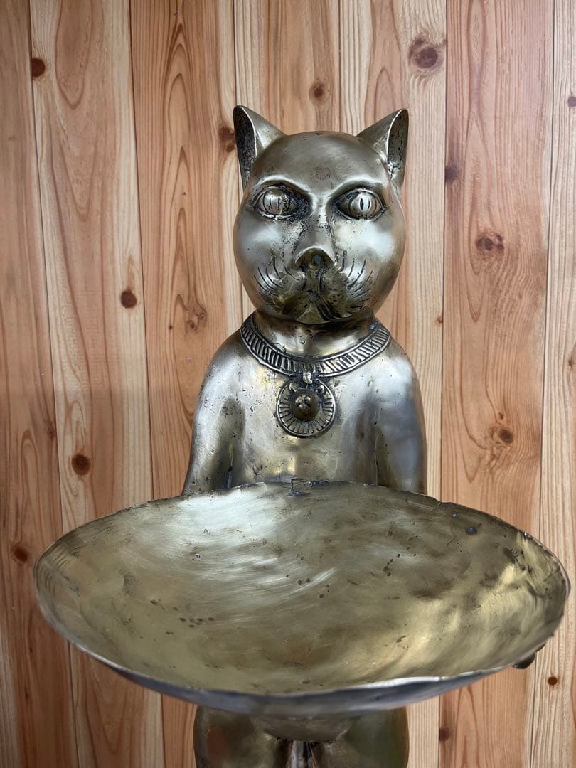 ネコ　ブロンズ