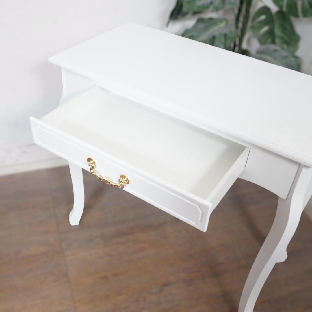 送料無料【新品】アンティーク調　ドレッサーテーブル