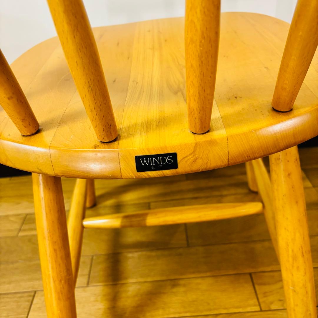 飛騨産業 WINDS太平 ダイニングチェア木製 一人掛け 椅子 送料込み　No2