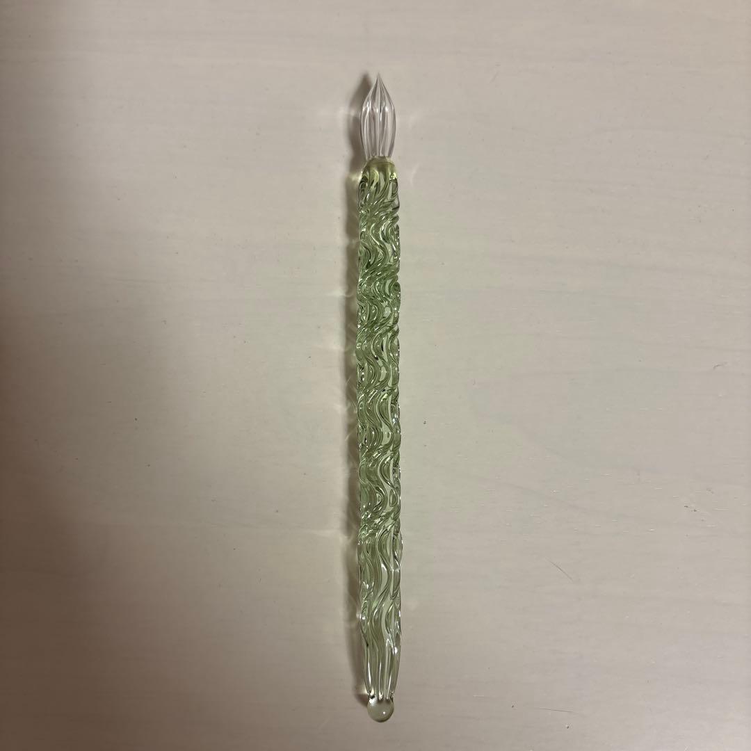 ガラス工房 炎 菅清流 ガラスペン&パイロット 黒インク セット