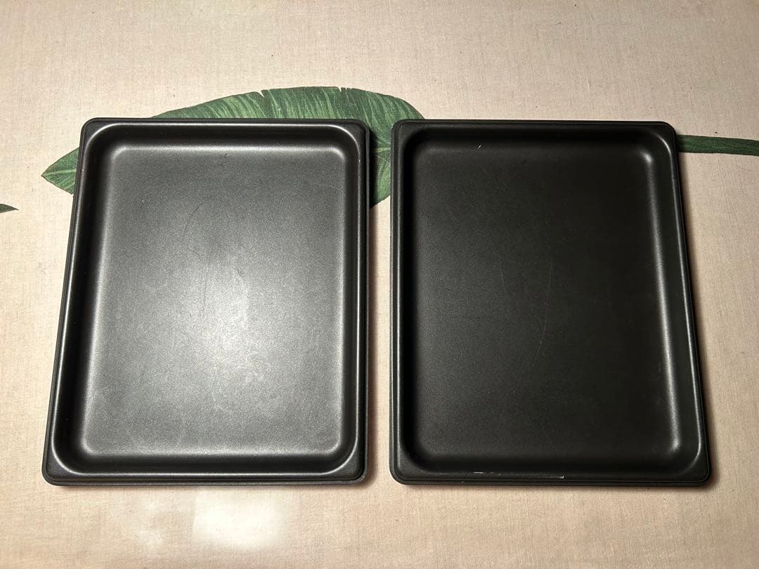 マルゼン フッ素コートアルミオーブントレー 1/2深25mm 2個セット