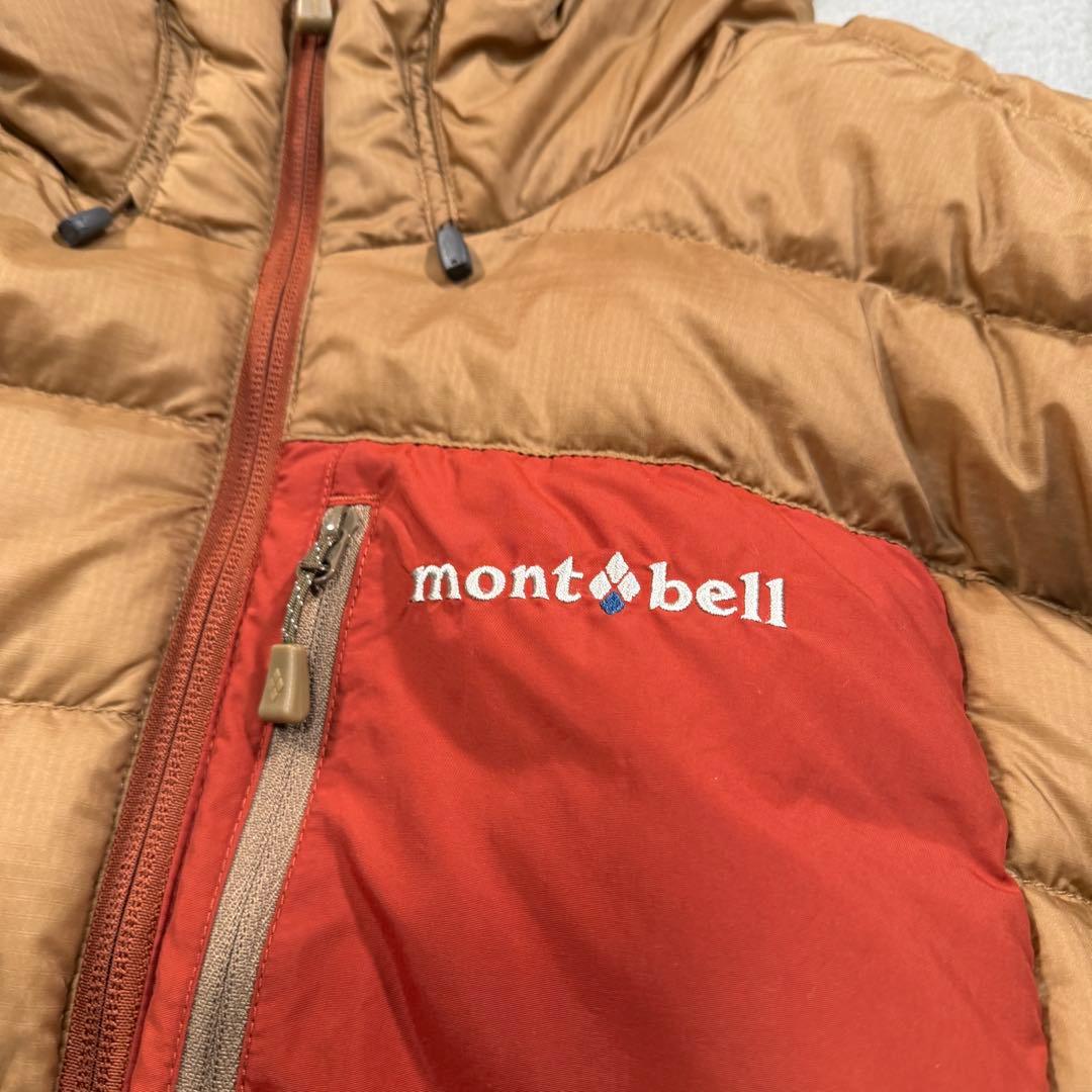 モンベル　1101492 リバーシブル　ダウンジャケット　ブラウン　Mサイズ