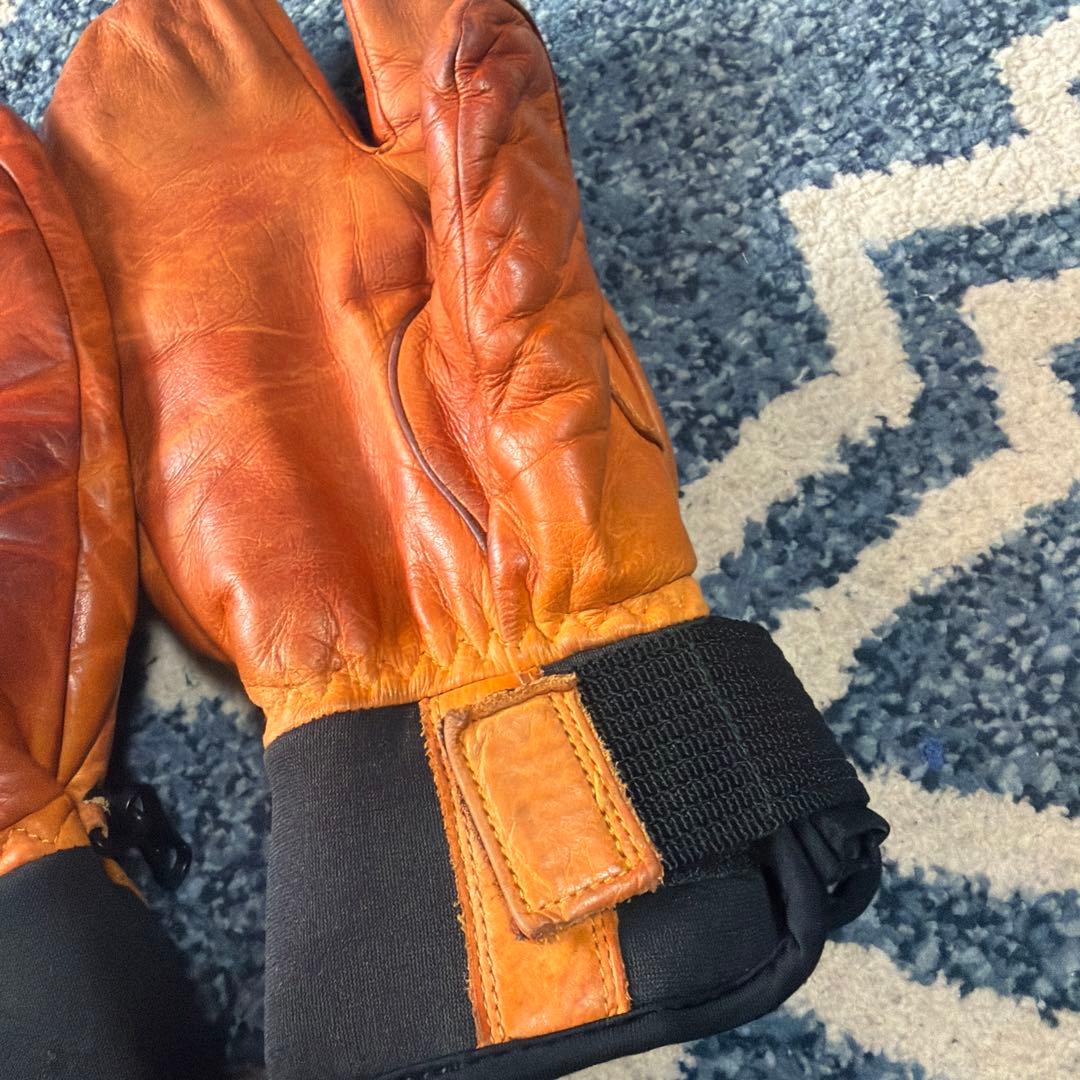 Hestra 3フィンガーグローブ 8サイズ オレンジ