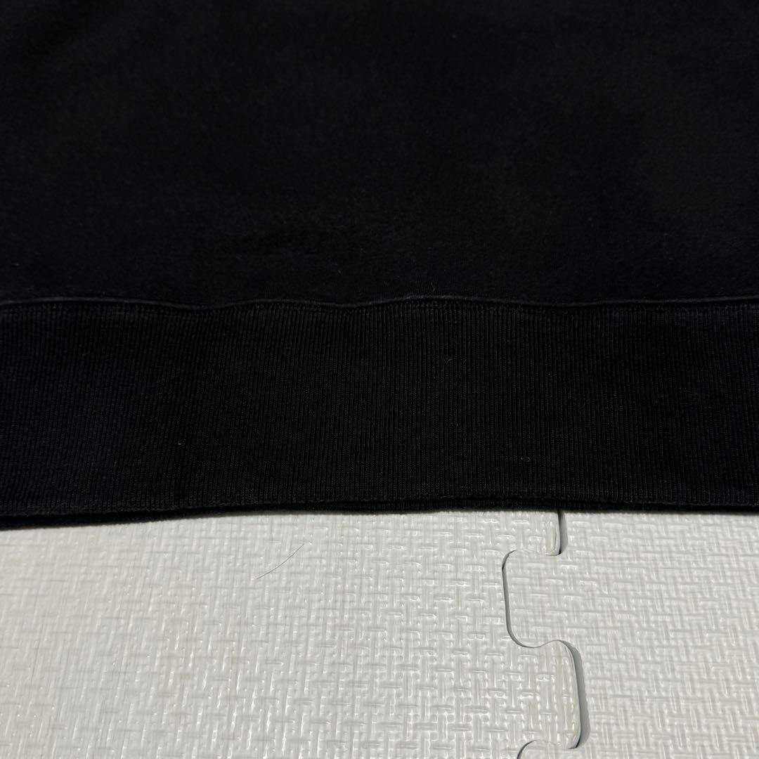 ロンハーマン ハーフジップ　プルオーバー　スウェット　オーバーサイズ　黒　S