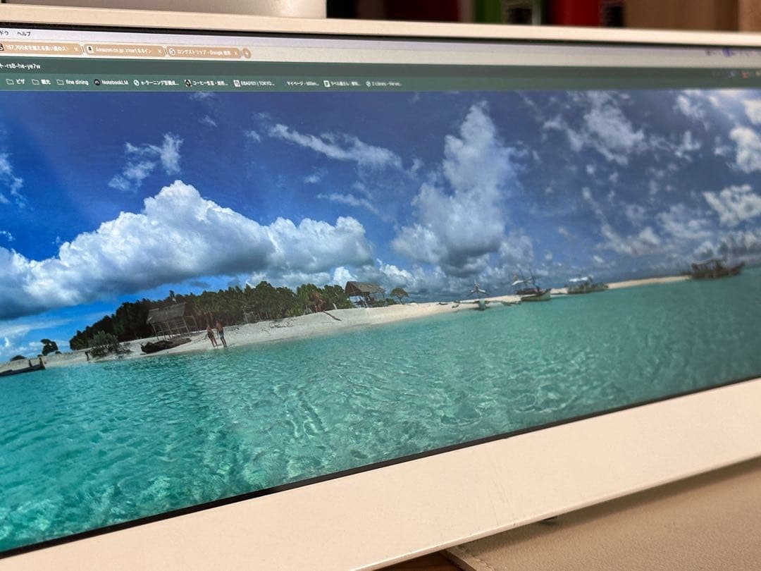 横長シャーシサブスクリーン（14インチ/4k/IPS)白