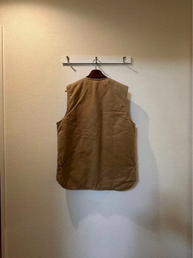 カーハート　USA製　腰ゴム　ダックベスト　ヴィンテージ