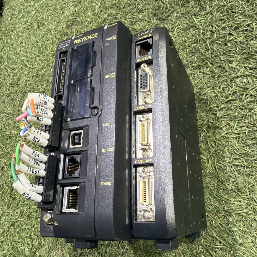 中古 KEYENCE CV-5000 デジタル画像センサ/コントローラ 動作保証