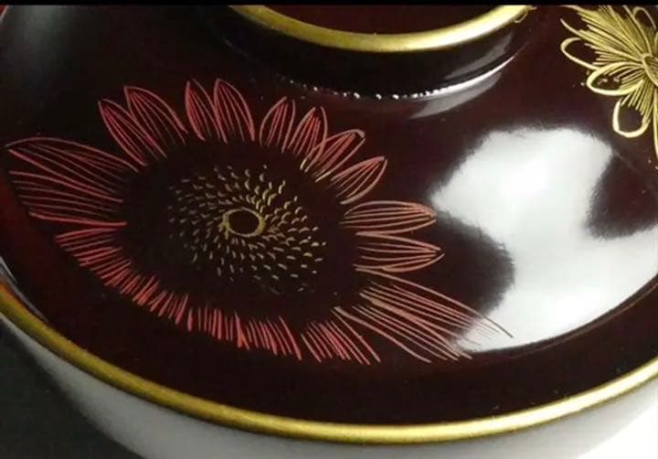 商談中　未使用アンティークお一人様高級木製輪島塗汁椀　蓋もの　1脚　減塩生活に