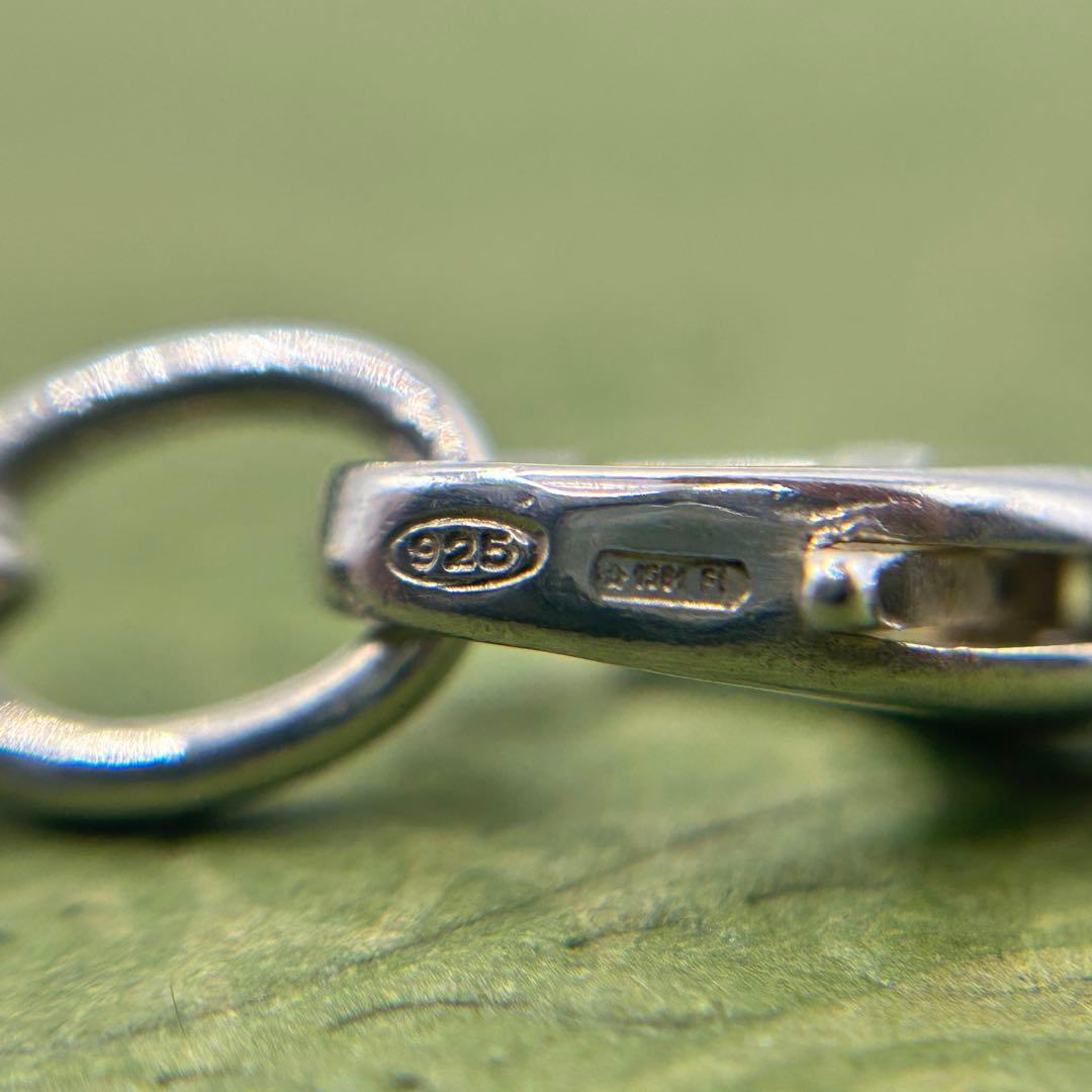 美品　グッチ　あずき　チェーン　ネックレス　シルバー　925 約50cm