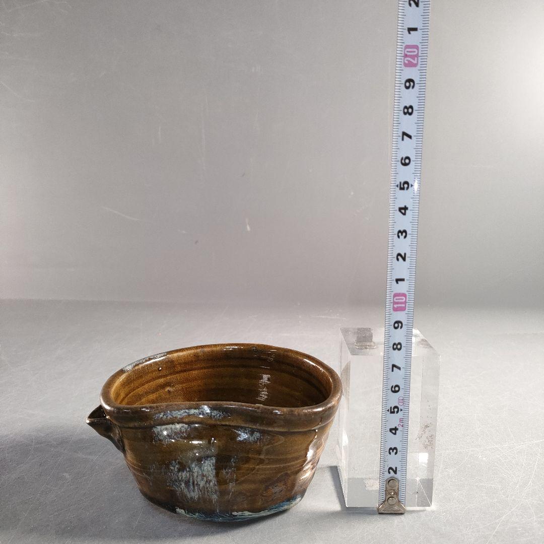 A1350-1/鉄釉片口小鉢5客/銘々皿/向付/飾鉢/盛鉢/和食器/懐石道具/