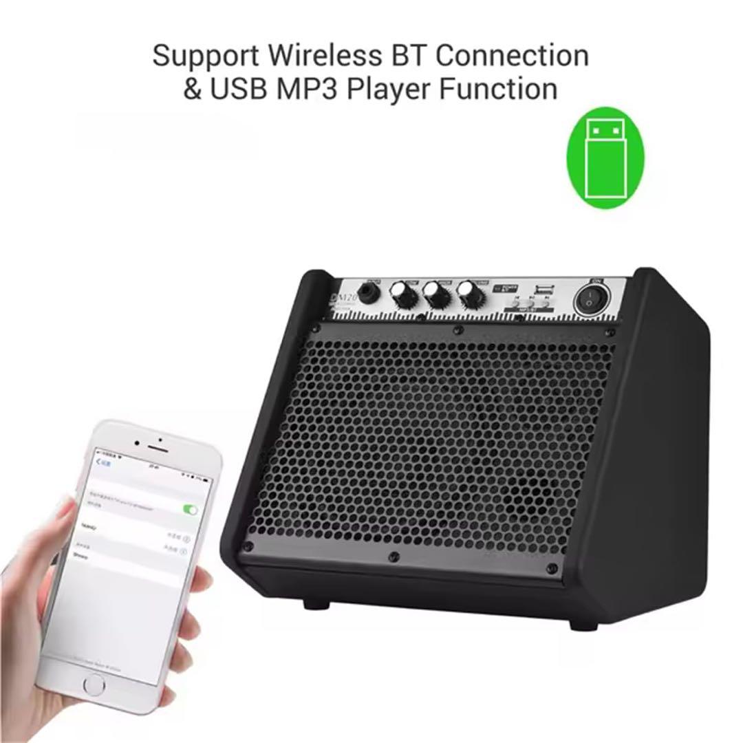 アンプ DM20 20W BT スピーカー パーソナルモニターアンプ 電気ドラム