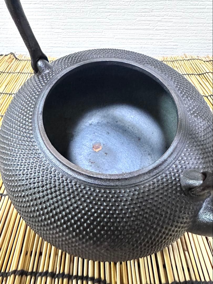 ＵＳＥＤ、良品　南部秀山堂　佐藤 勝弘作　１５型アラレ　en様売約済み