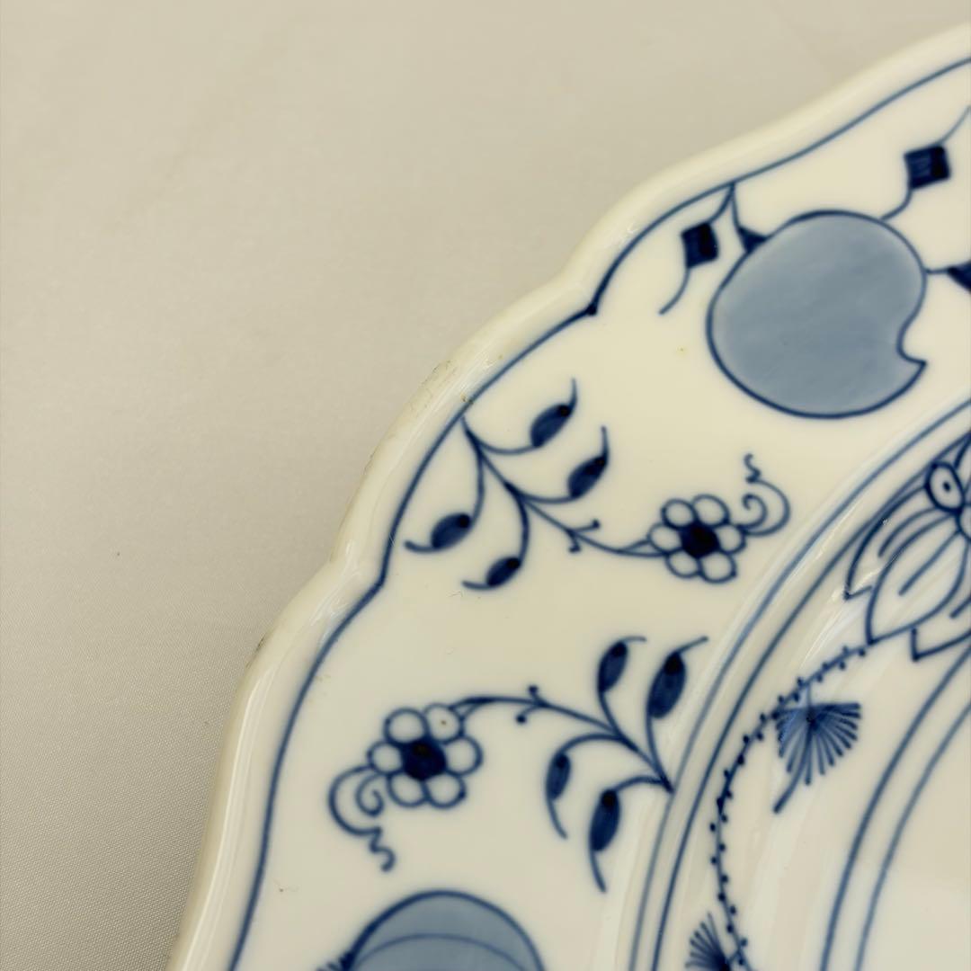 【1119M5】マイセン ブルーオニオン プレート 大皿