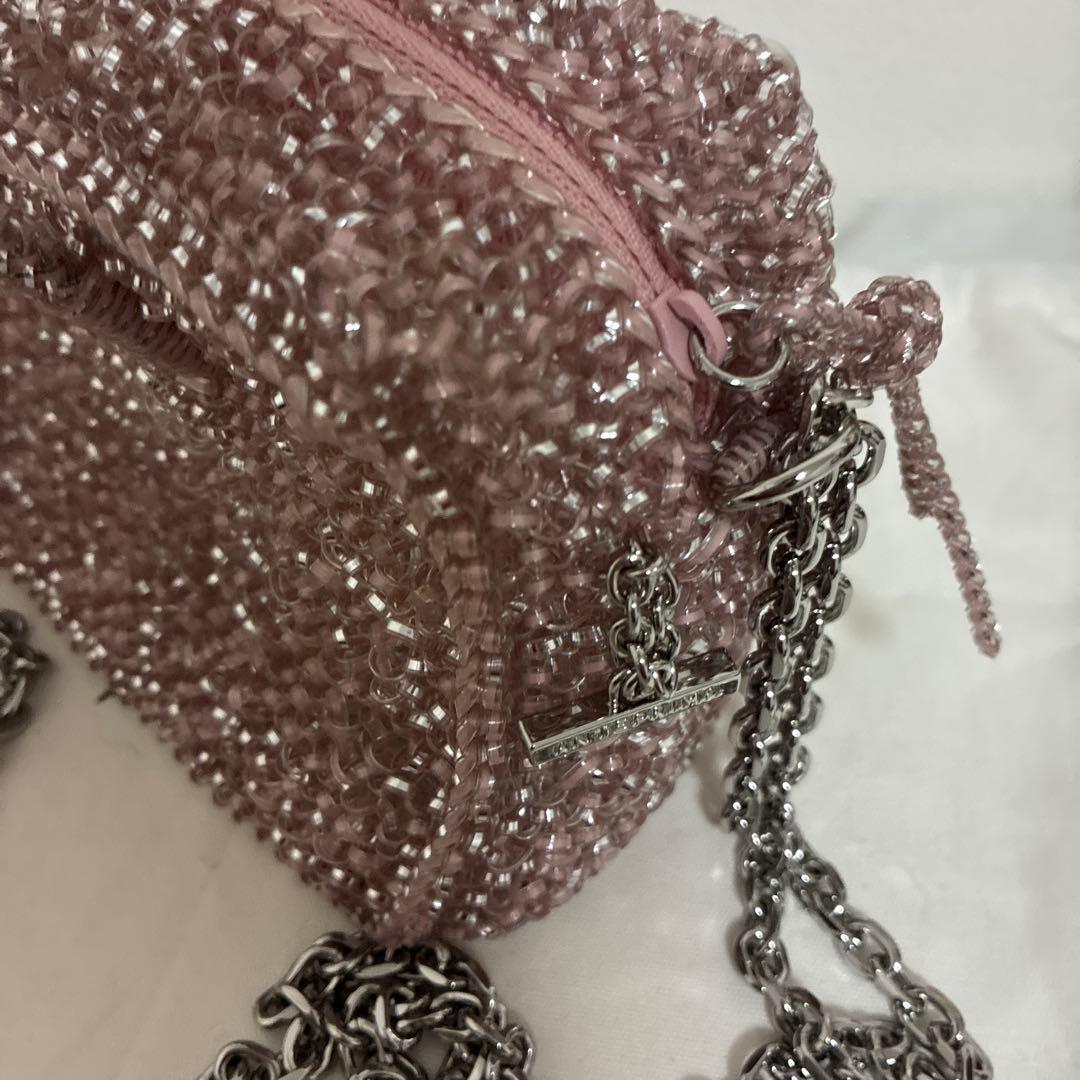 アンテプリマ ANTEPRIMA ボクシー　スモール　ワイヤーバッグ　ピンク