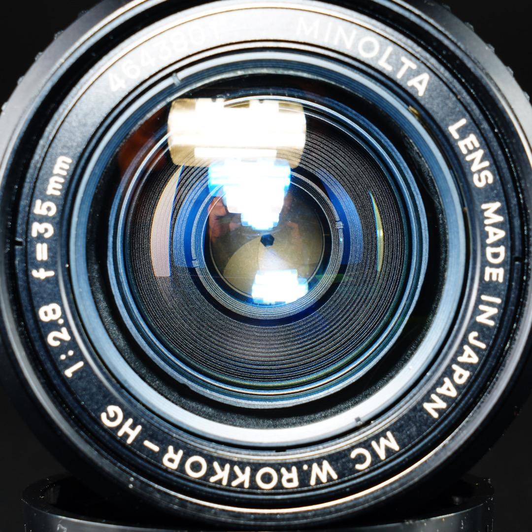 【極美品】 ミノルタ MC W.ROKKOR-HG 35mm F2.8 後 01