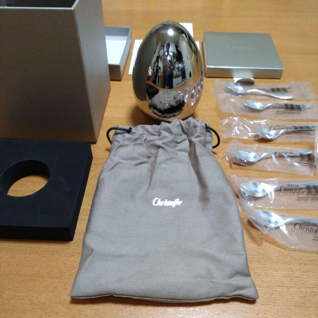 ◆Christofle◆クリストフル◆MOOD COFFEE ◆卵型◆シルバー