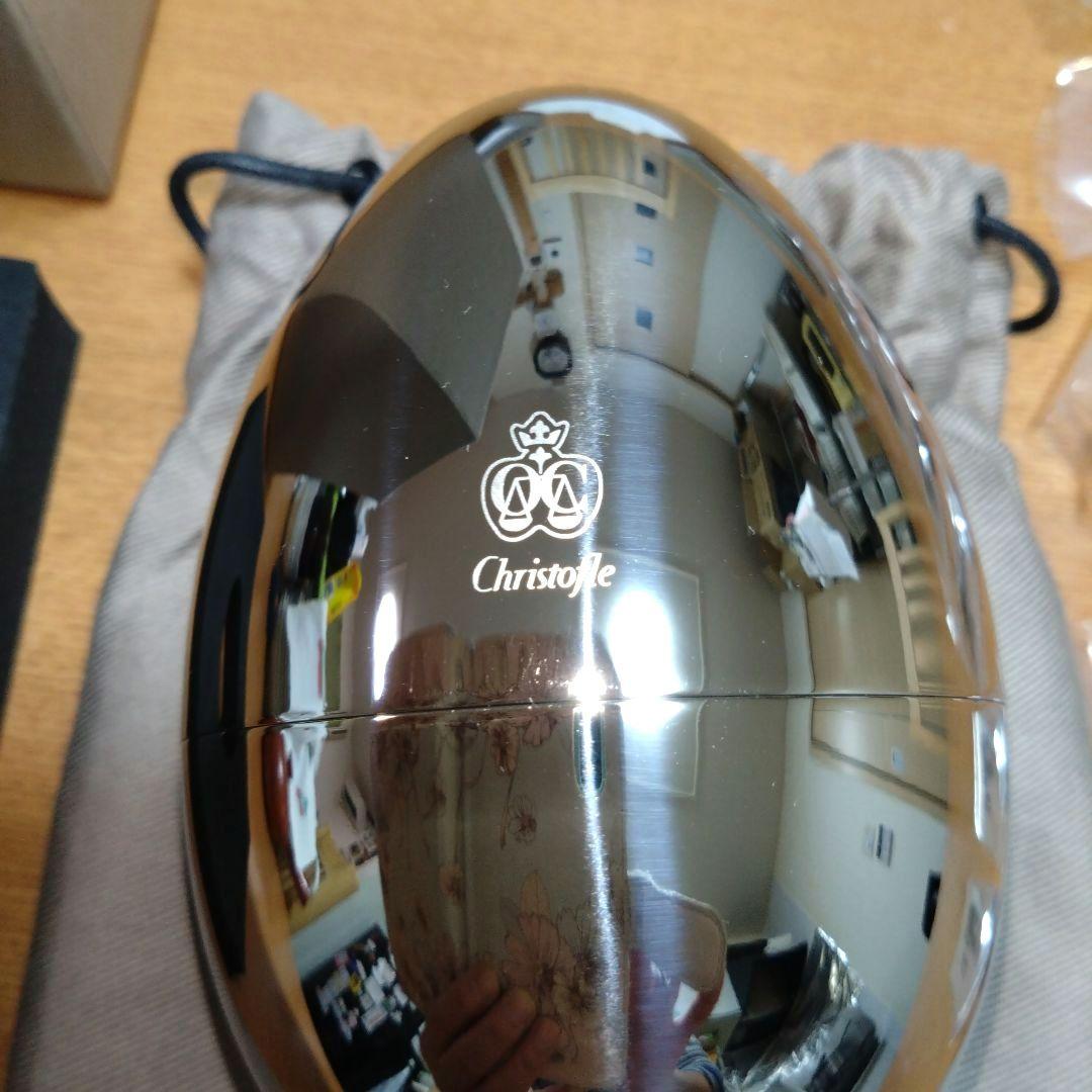 ◆Christofle◆クリストフル◆MOOD COFFEE ◆卵型◆シルバー