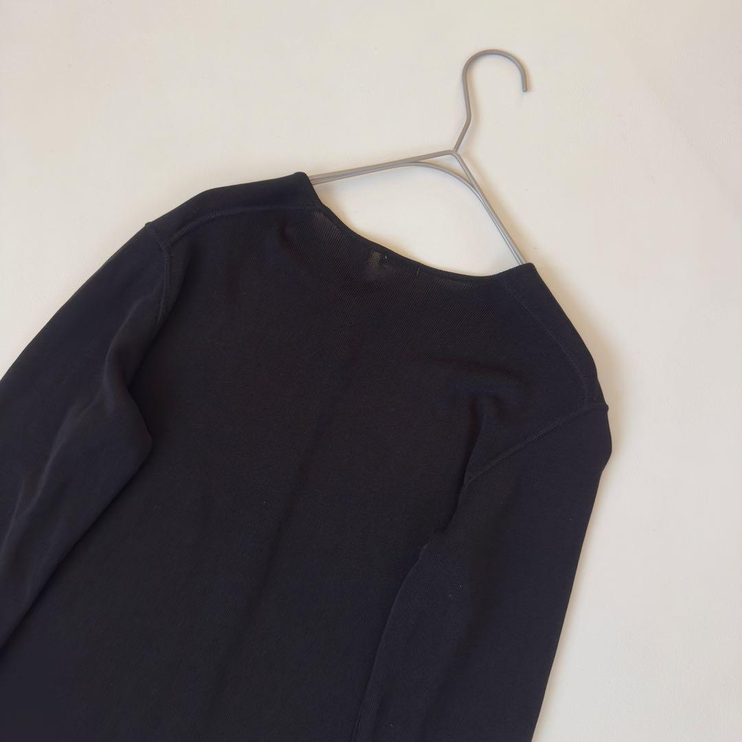 24年　美品　エディットフォールル abc ロングカーディガン　ブラック　黒