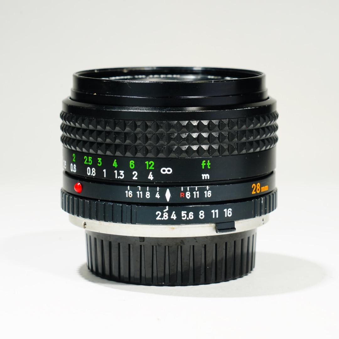 【美品】動作◎ ミノルタ MC W.ROKKOR 28mm F2.8 012