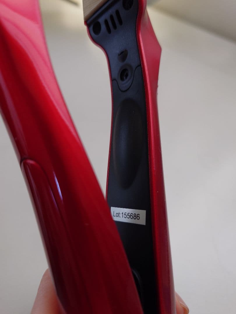 radiant ストレートヘアアイロン 赤　正規品