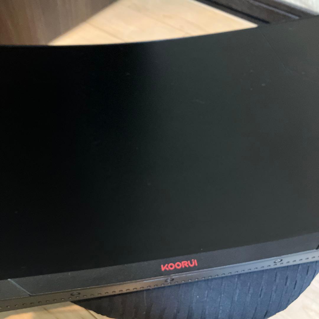 KOORUI 27E6QC 27インチ湾曲モニター HDMI DP搭載