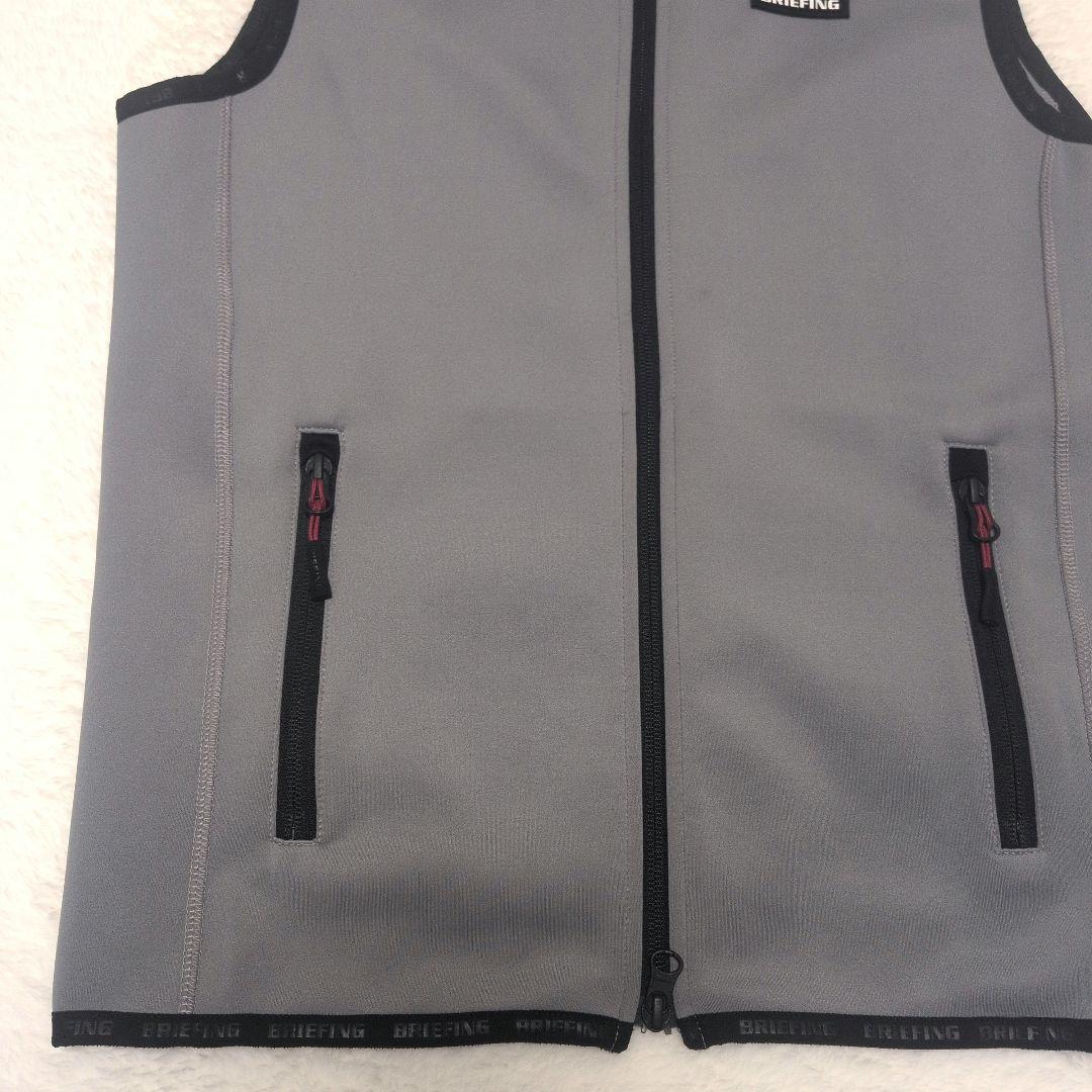 BRIEFING ベスト 3Dロゴ ストレッチ素材 ブリーフィング 男女兼用 S