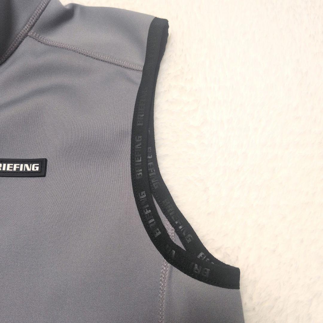 BRIEFING ベスト 3Dロゴ ストレッチ素材 ブリーフィング 男女兼用 S