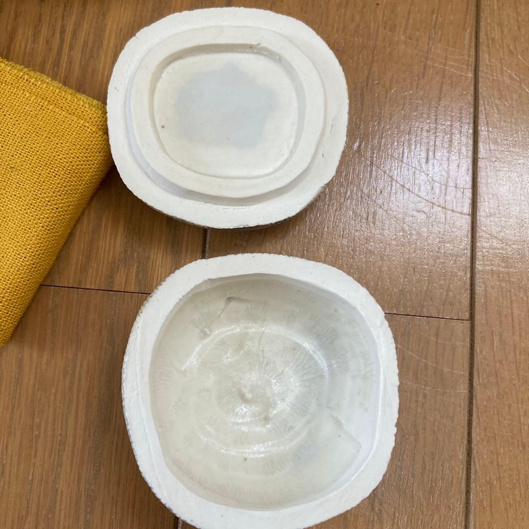 名工【伊藤元彦】布目彩泥 香合 芸術的な布目の景色 茶道具 未使用