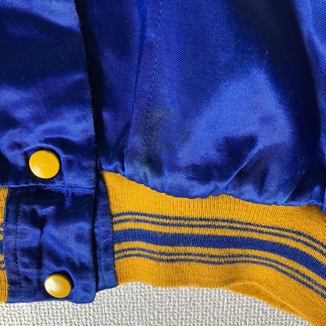 40s 50s サテン ジャケット ブルー