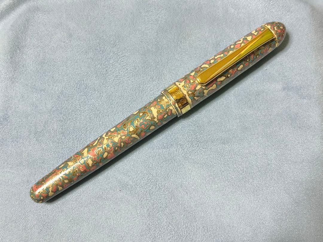 12/31までお値下げ　平山萬年堂　漆塗り万年筆　極太