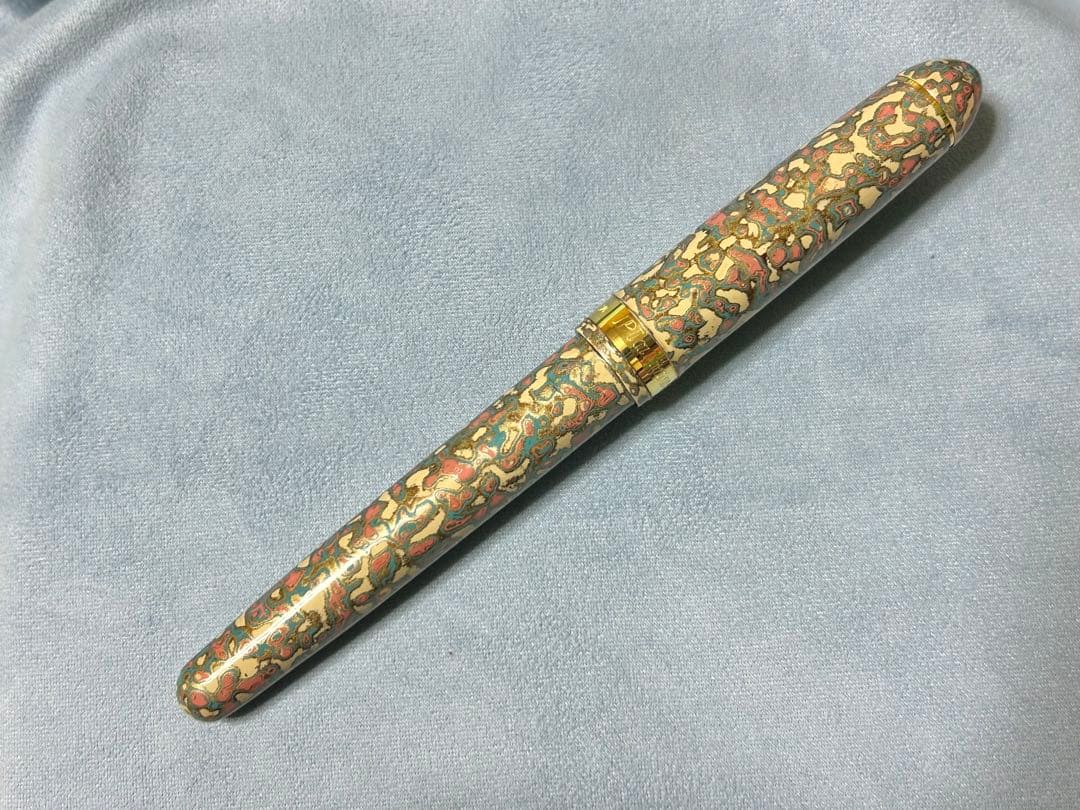 12/31までお値下げ　平山萬年堂　漆塗り万年筆　極太