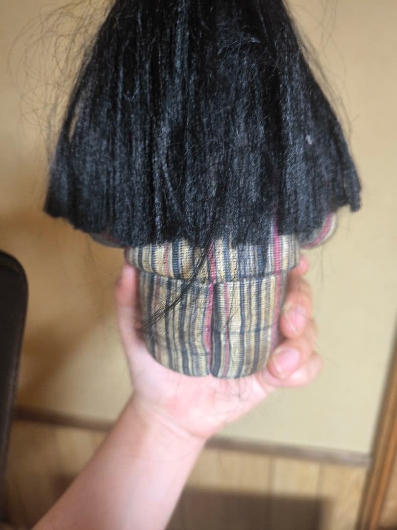 縁起物　人形　座敷童　女の子　曰く付き