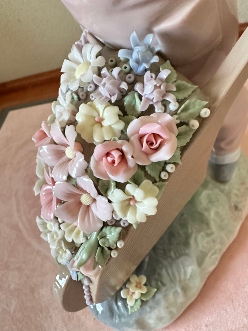 LLADRO リヤドロ 【花車を押す少年 】美品 絶版