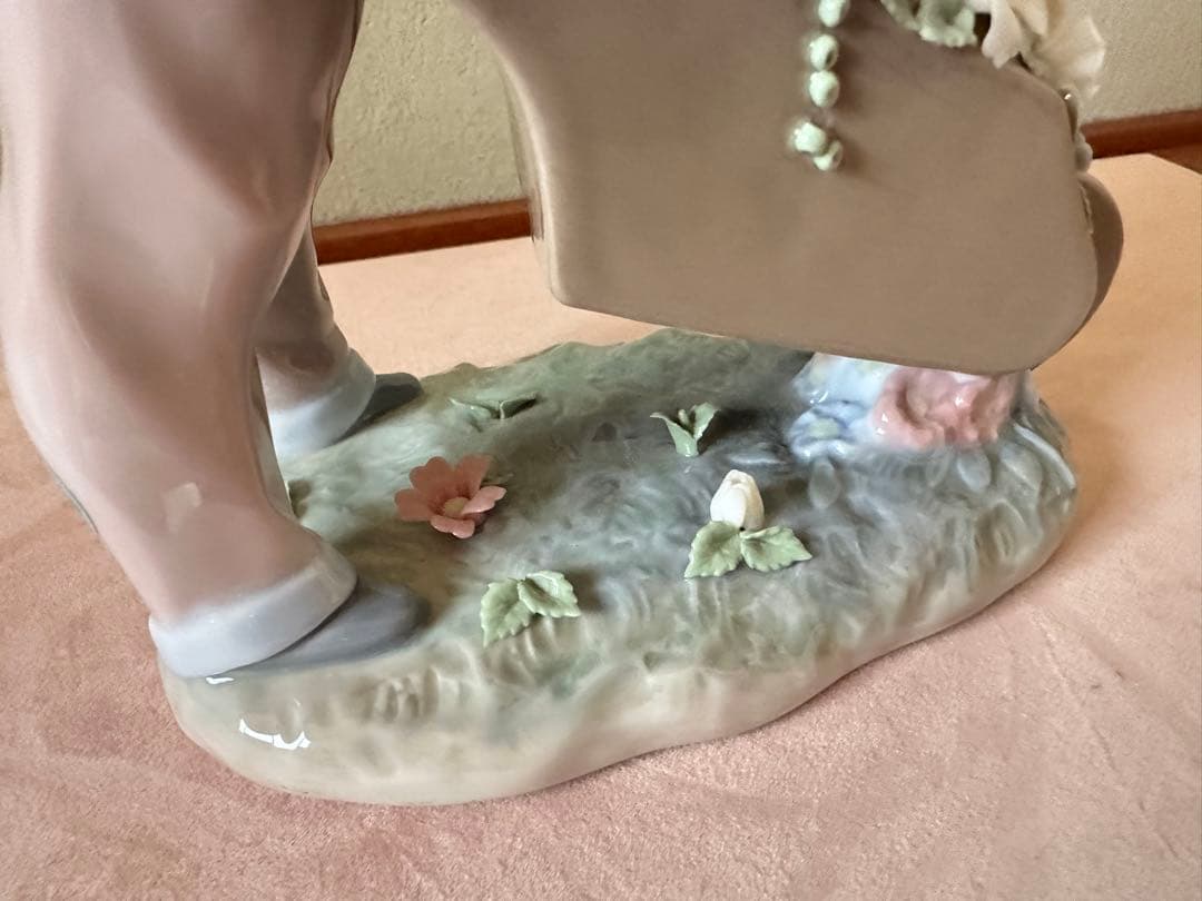 LLADRO リヤドロ 【花車を押す少年 】美品 絶版