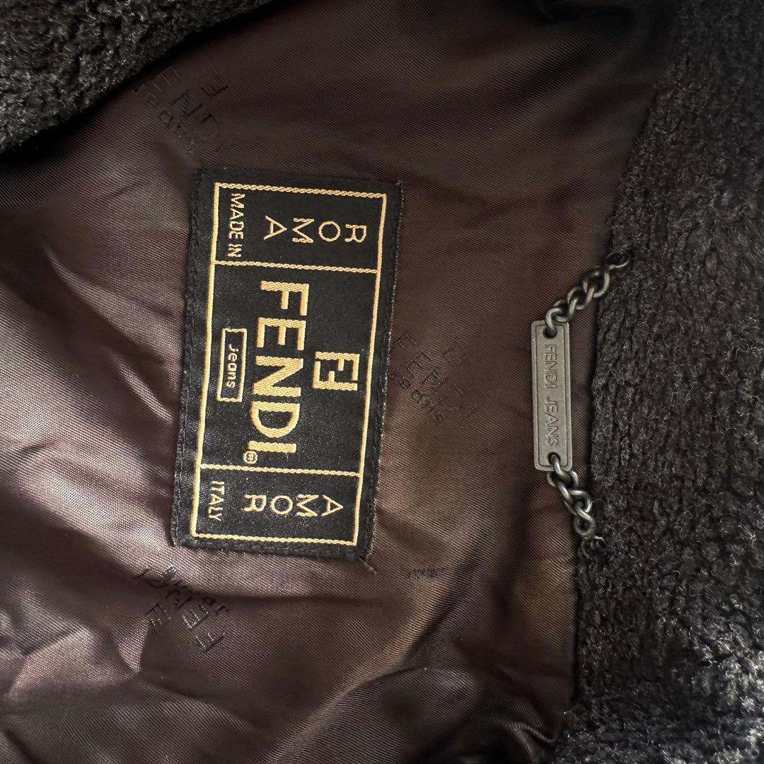 FENDI フェンディ　ボア　ピーコート　テディベアコート　サイズ42