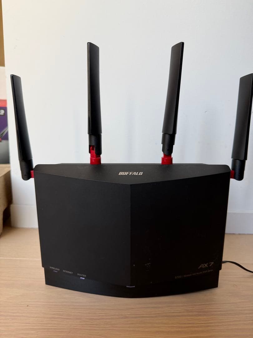 バッファロー　WXR-5700AX7P Wi-Fiルーター　10Gポート搭載無線