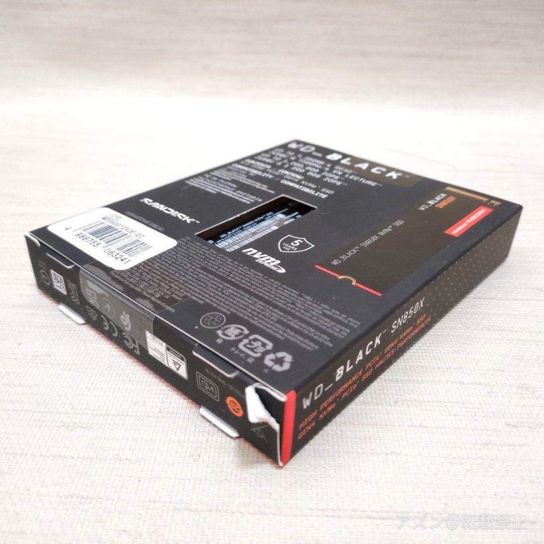内蔵型SSD WD BLACK SN850X M.2 SSD 4TB NVMe PCIe Ge