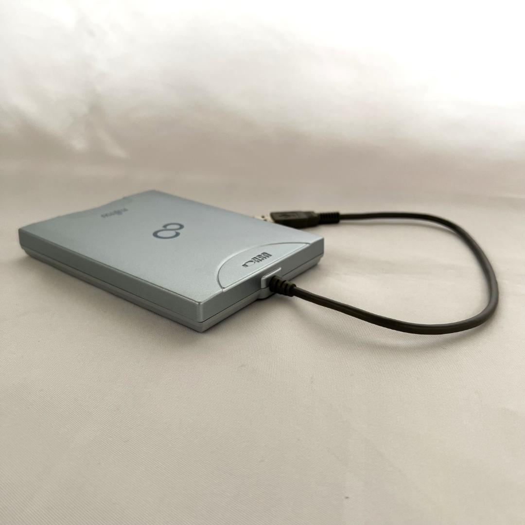 マクセル フロッピー3.5型×2ケース合計80枚＋富士通 USB FDDユニット