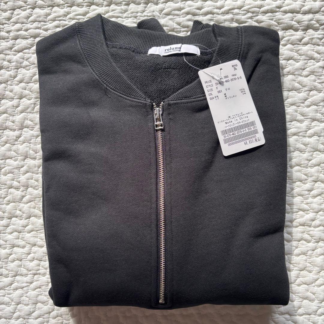 JOURNAL STANDARD relume ハーフジップノーカラースウェット