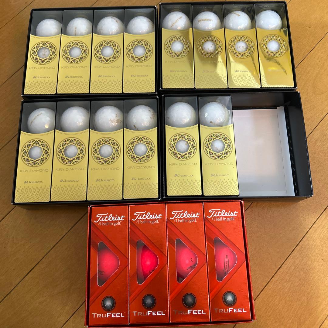 ゴルフボール54個　キャスコ KIRA DIAMOND タイトリストTruFee