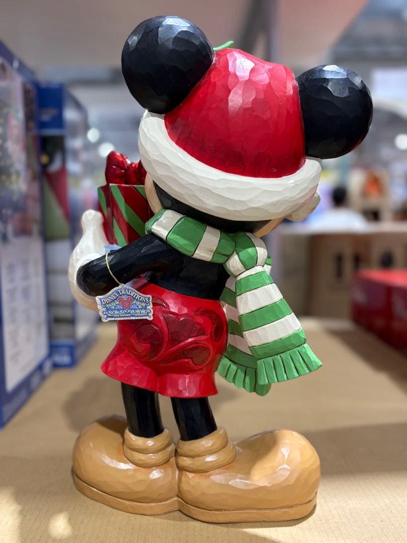 コストコ　新作】ジム ショア ホリデークリスマス ミッキー　フィギュア　ラスト①