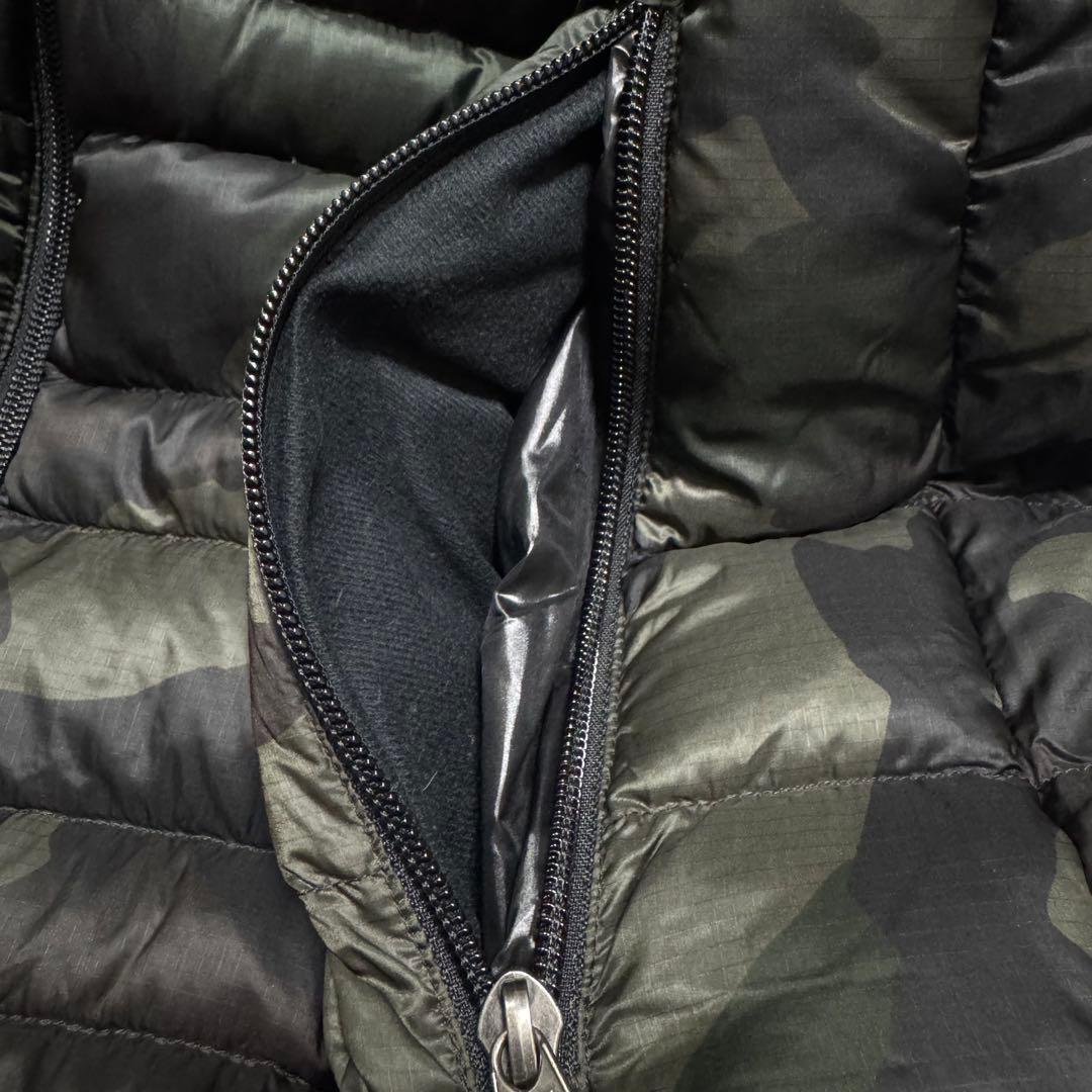 ノースフェイス M ダウン カモフラ ノベルティ フラッシュフーディ ジャケット