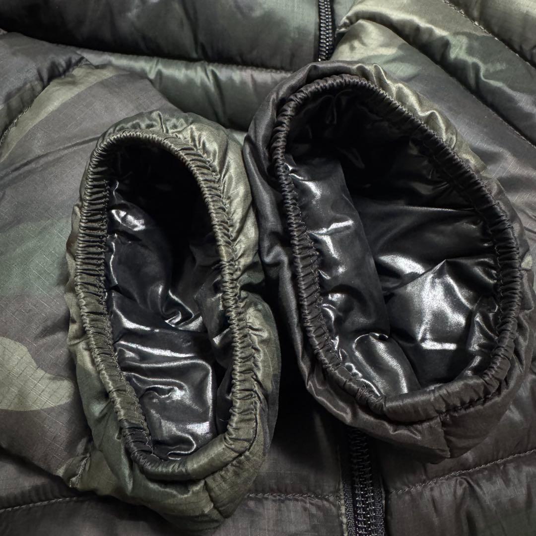 ノースフェイス M ダウン カモフラ ノベルティ フラッシュフーディ ジャケット