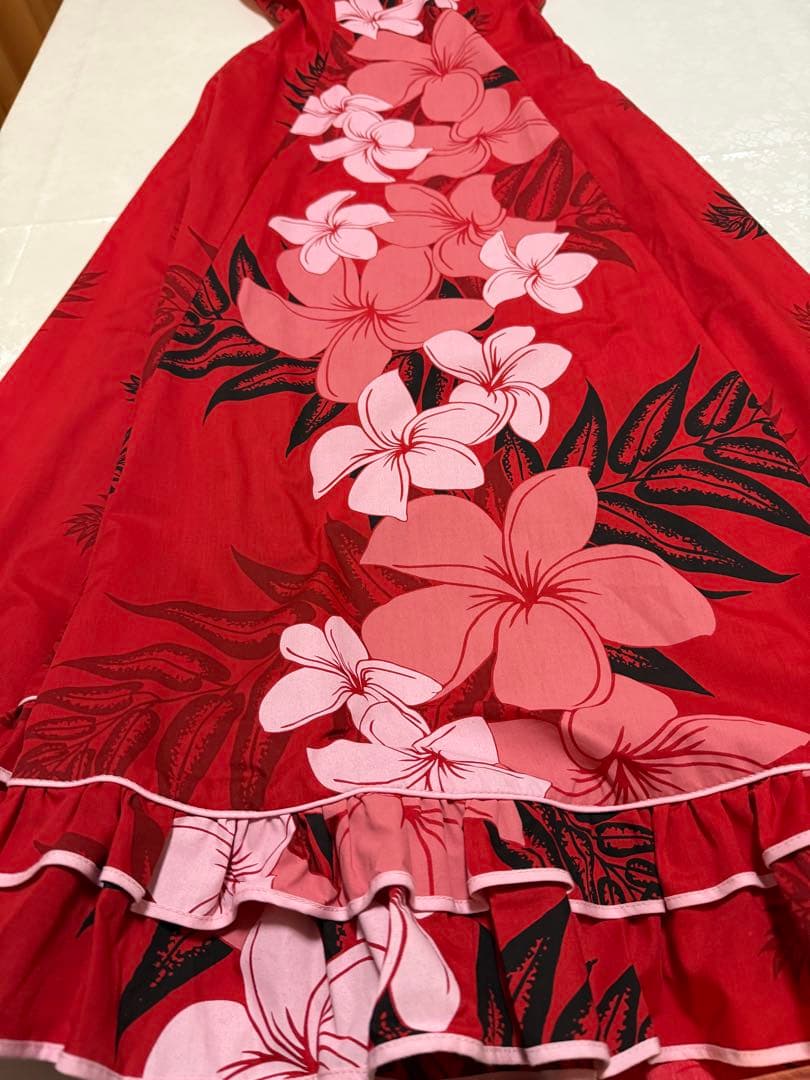 Hura＆Hawaiian Club Seed ꕤ︎︎フラダンス ドレス 赤ꕤ︎︎