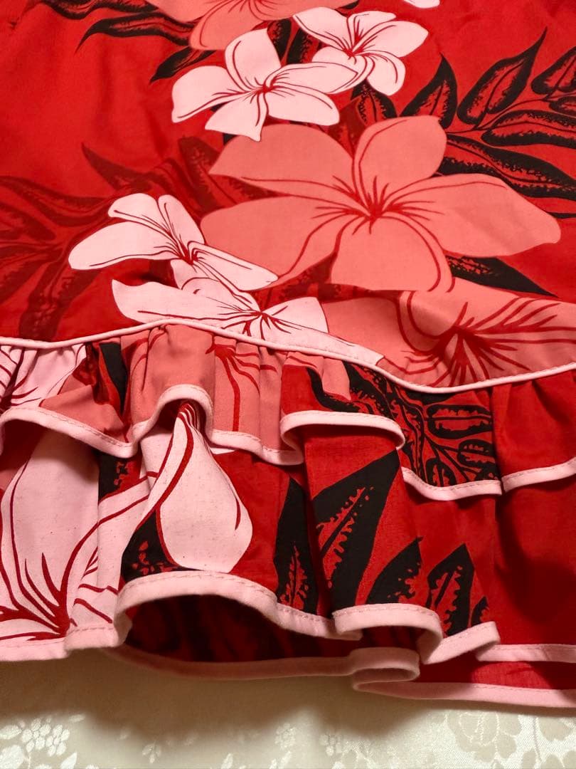 Hura＆Hawaiian Club Seed ꕤ︎︎フラダンス ドレス 赤ꕤ︎︎