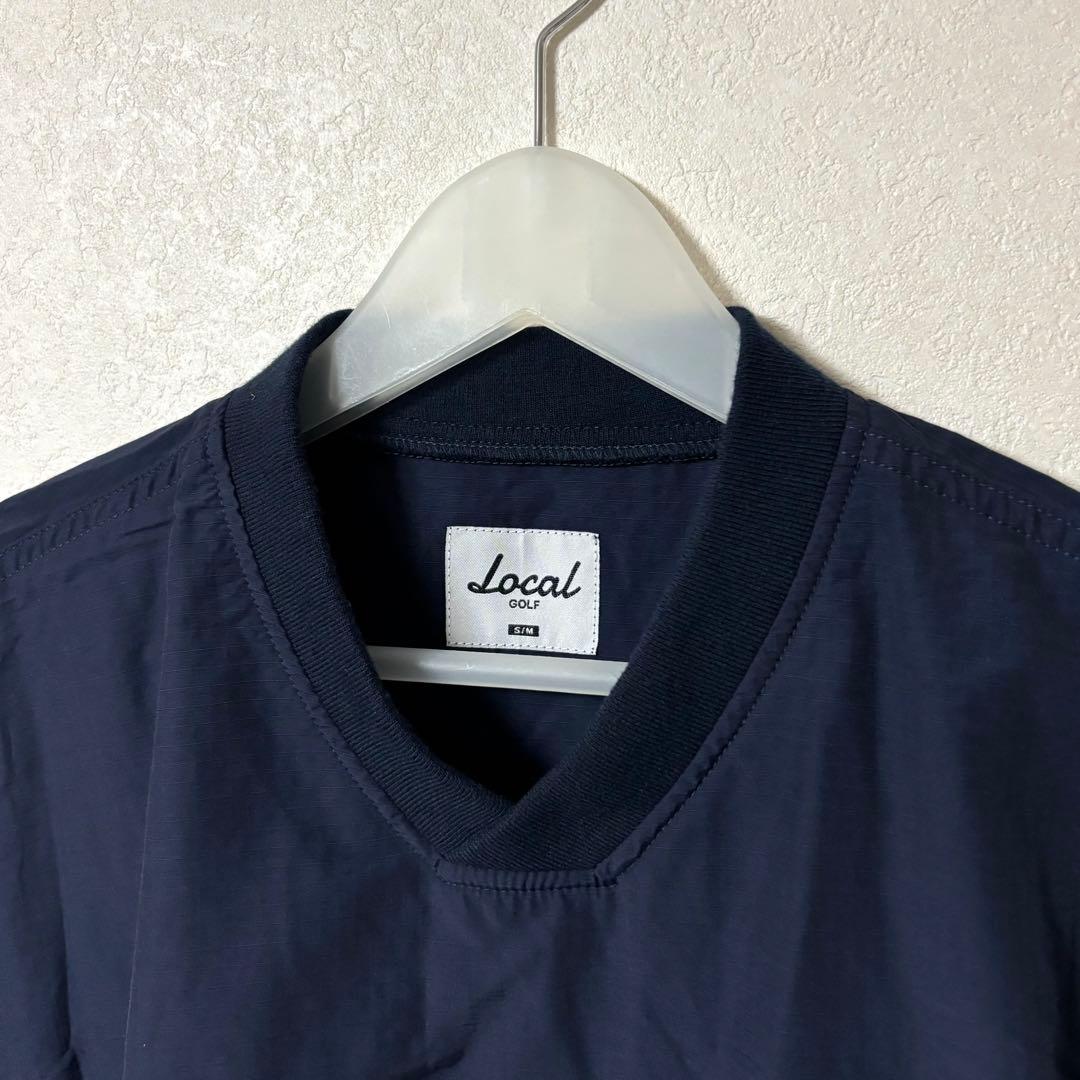 local golf セットアップ　ゴルフ　ナイロン　刺繍　M