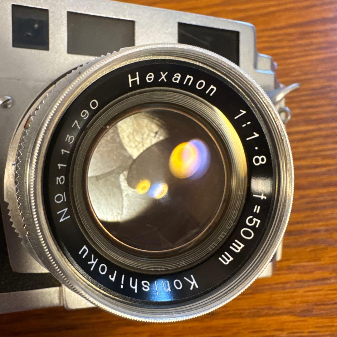 Konica III A フィルムカメラ Hexanonレンズ付き