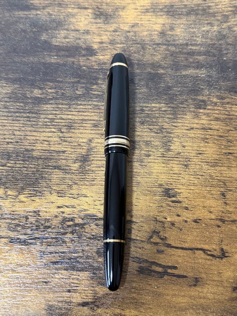 未使用に近い　146 ル グラン　14K 全金　2段エボナイトペン芯　万年筆　F
