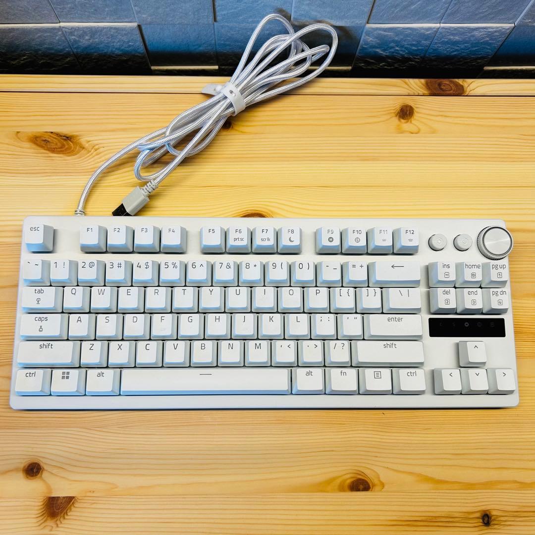 キーボード Razer Huntsman V3 PRO TENKEYLESS White