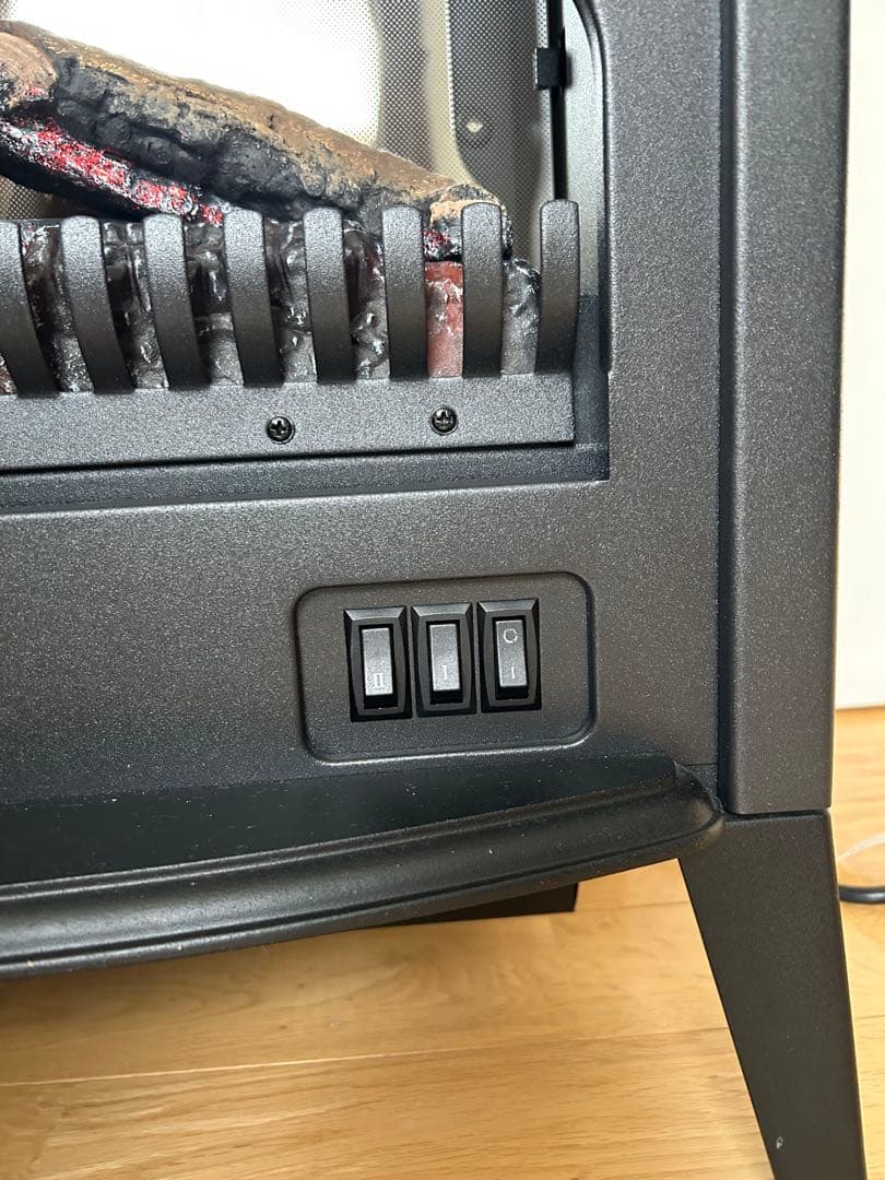 Dimplex マットブラック暖炉型電気ヒーター